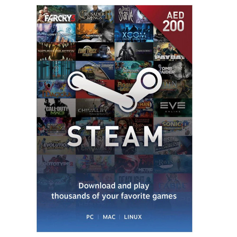 Steam Wallets UAE 200